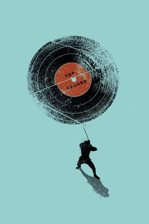 Record Breaker by Nicebleed wall art