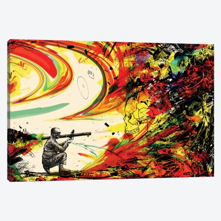 Bazooka Overload Canvas Print #NID164} by Nicebleed Art Print