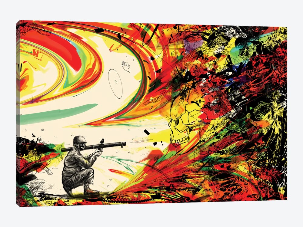 Bazooka Overload by Nicebleed 1-piece Canvas Print