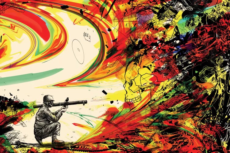 Bazooka Overload by Nicebleed wall art