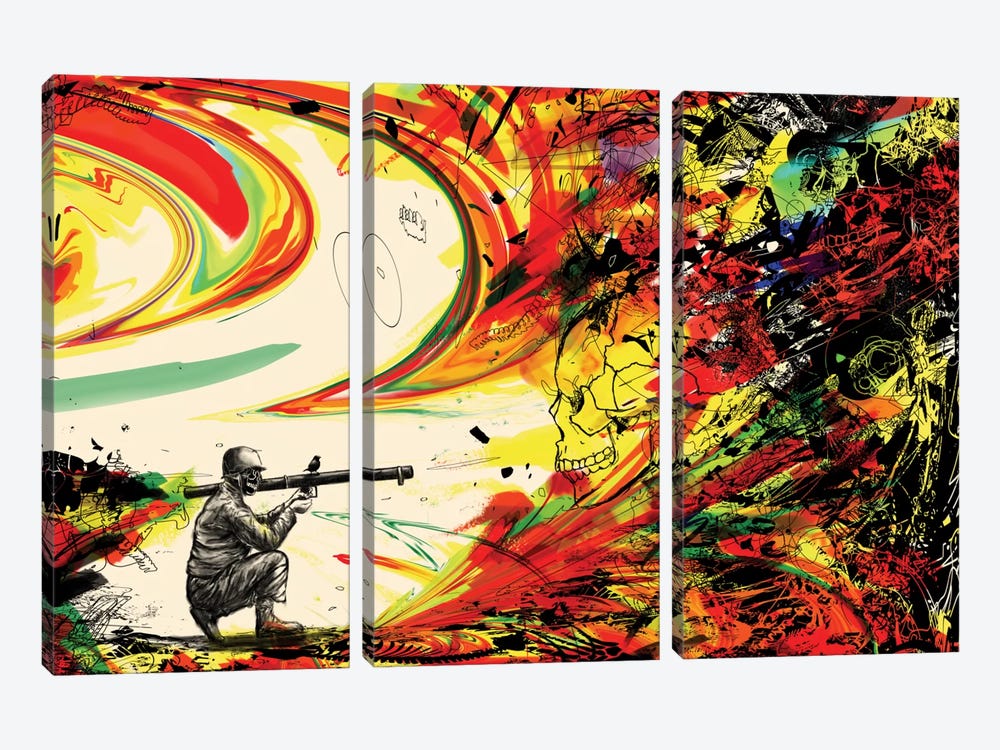 Bazooka Overload by Nicebleed 3-piece Art Print