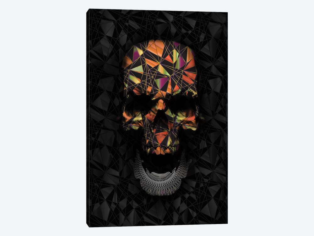 Colorful Geometric Skull by Nicebleed 1-piece Canvas Wall Art