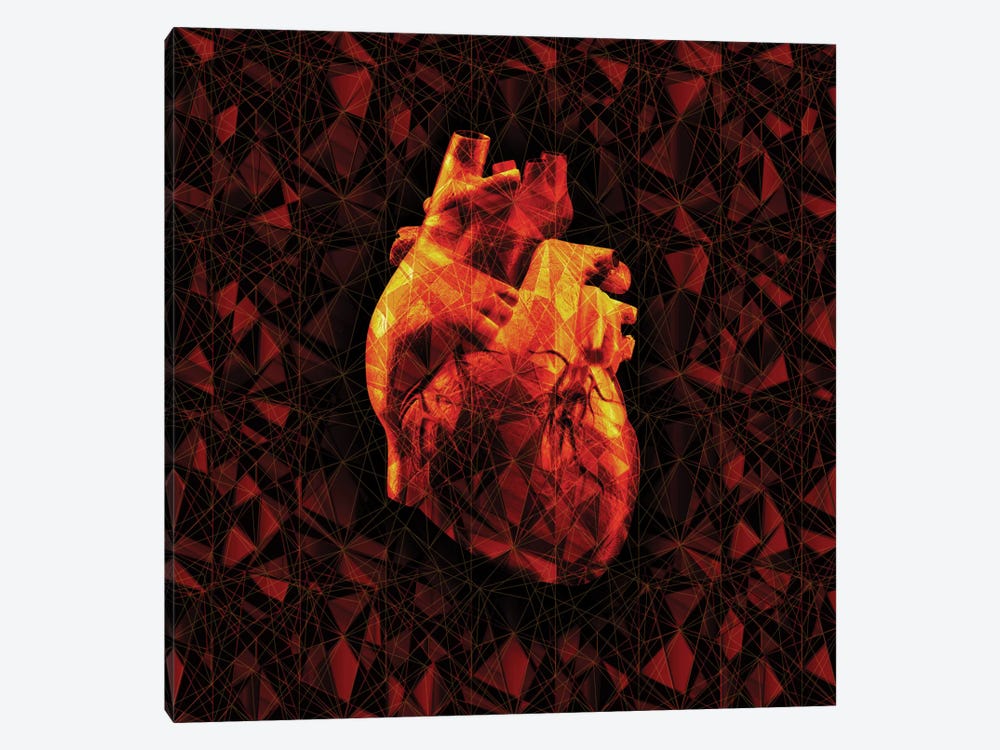 Geometric Heart by Nicebleed 1-piece Art Print