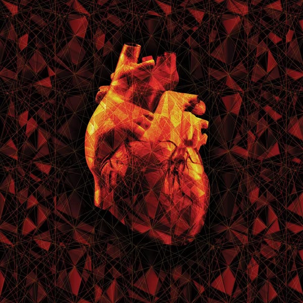 Hearts: Geometric Heart by Nicebleed