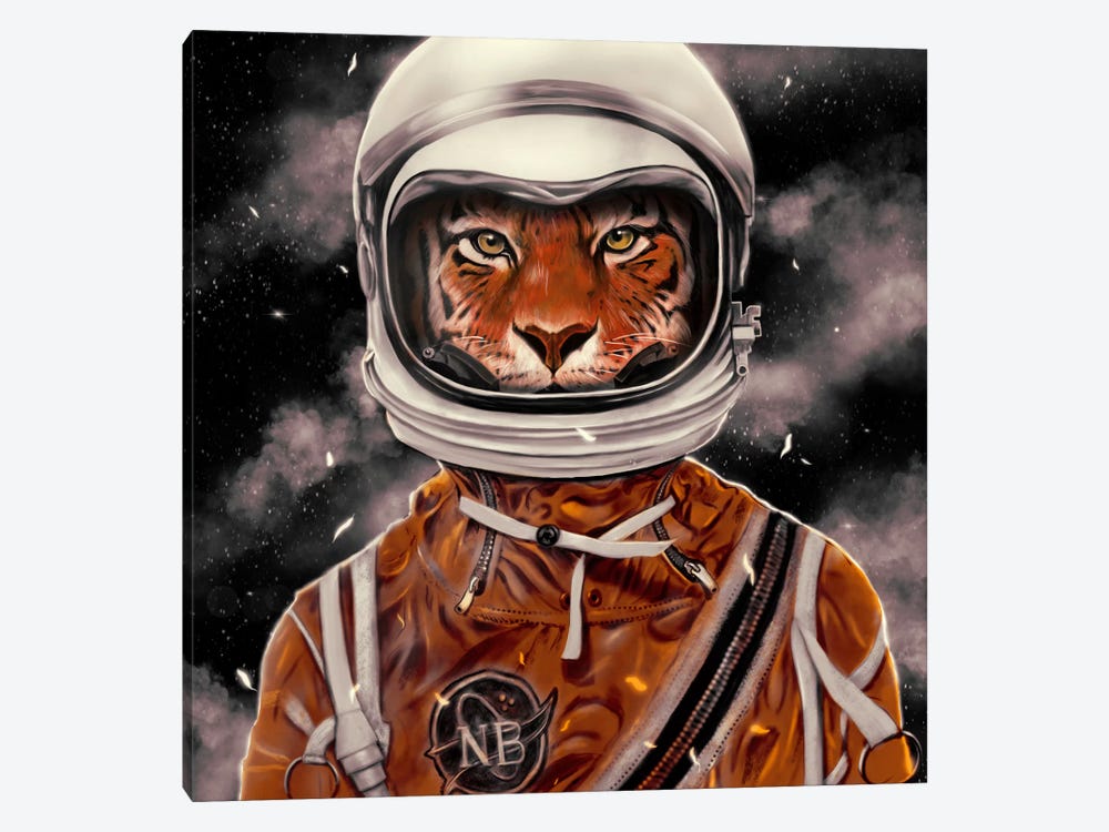 Astro Tiger by Nicebleed 1-piece Art Print
