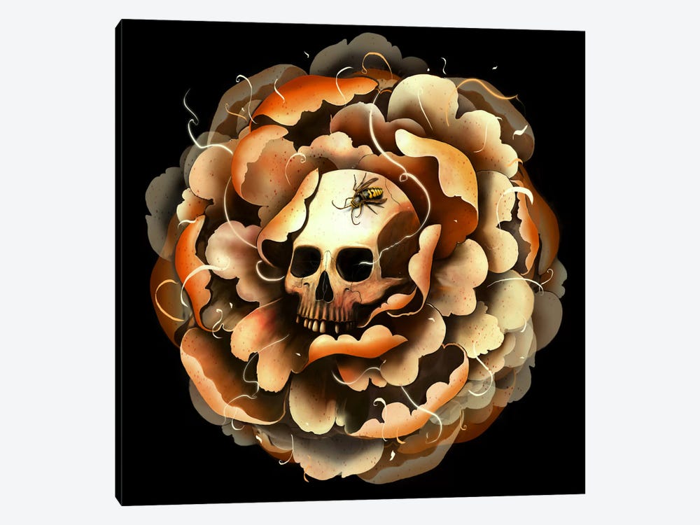 Death Blooms by Nicebleed 1-piece Canvas Print