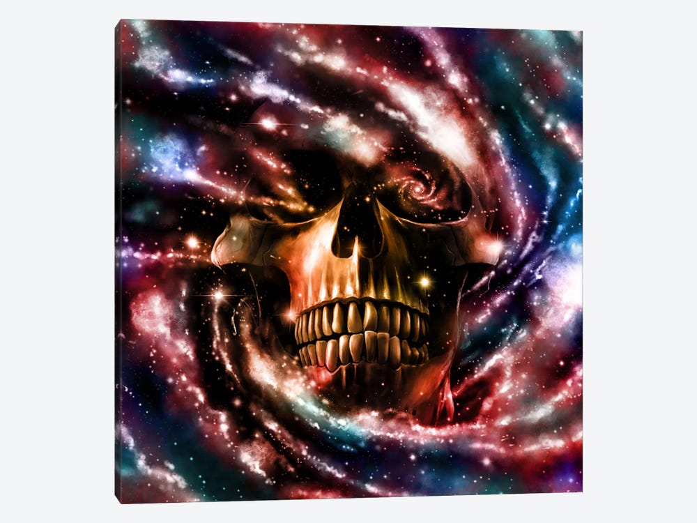 Space Skull II by Nicebleed 1-piece Canvas Print