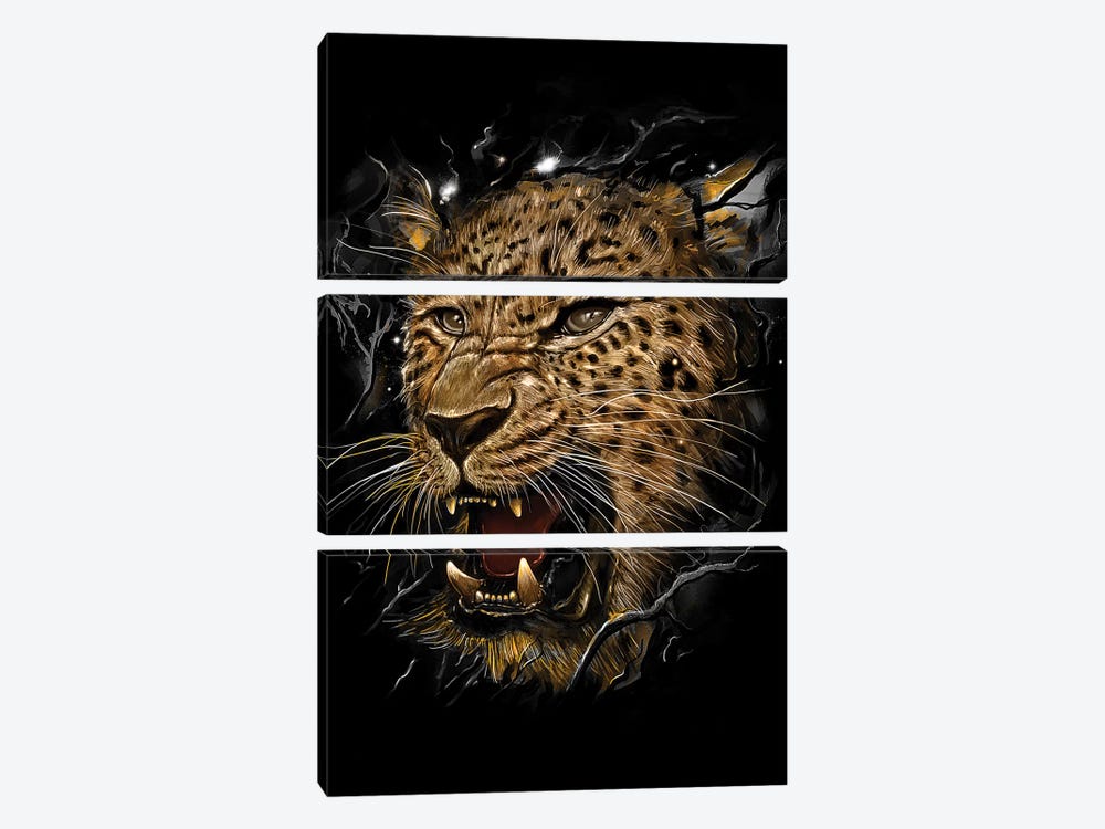 Leopard by Nicebleed 3-piece Canvas Artwork