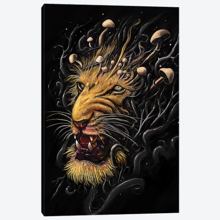 Lion II Canvas Print #NID222} by Nicebleed Canvas Print
