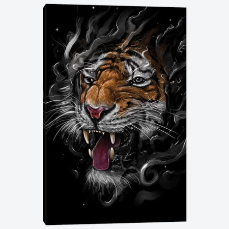 Tiger Canvas Print #NID223} by Nicebleed Canvas Art Print