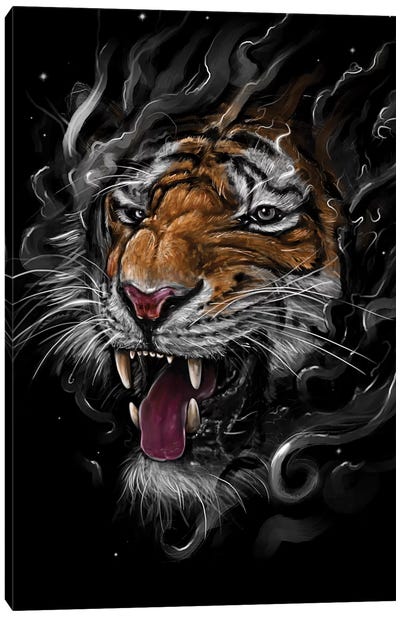 Tiger Canvas Art Print - Wildlife Art