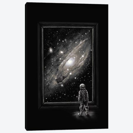 Looking Through A Masterpiece Canvas Print #NID230} by Nicebleed Canvas Artwork
