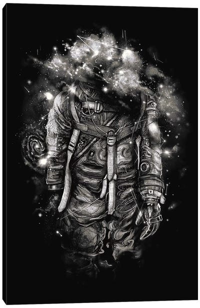 Lost In Cosmic Shades Canvas Art Print - Space Fiction Art