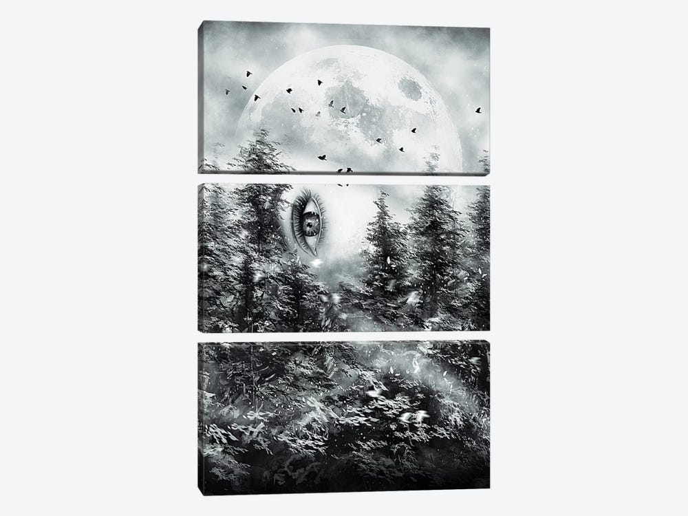 The Watcher by Nicebleed 3-piece Canvas Wall Art