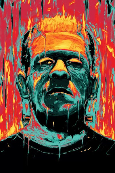Frankenstein Canvas Wall Art by Nicebleed iCanvas