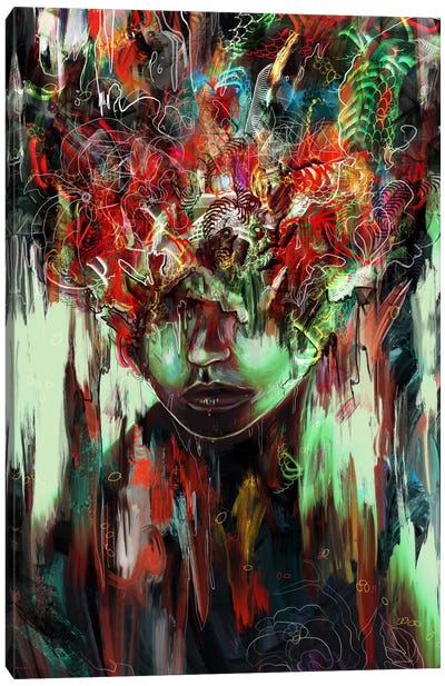 Chaotic Mind Canvas Art Print - Camouflage
