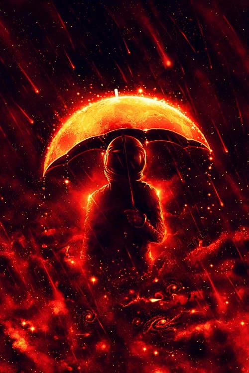Cosmic Rain by Nicebleed wall art