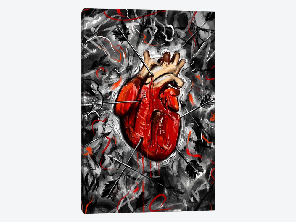 Heart & Arrows by Nicebleed 1-piece Art Print