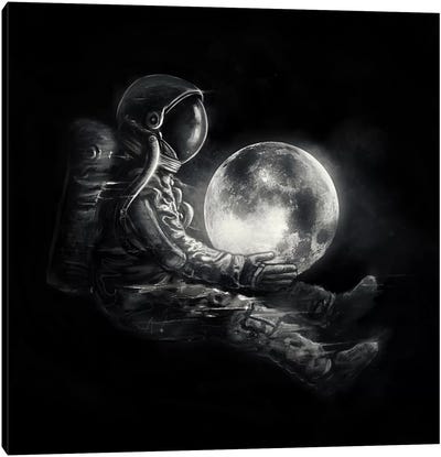 MoonPlay Canvas Art Print - Nicebleed