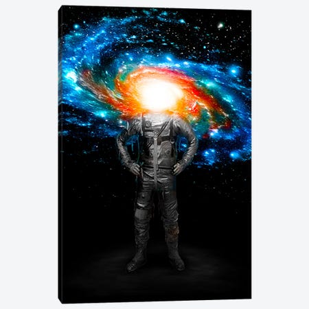 Mr. Galaxy, Colored Canvas Print #NID256} by Nicebleed Canvas Art Print