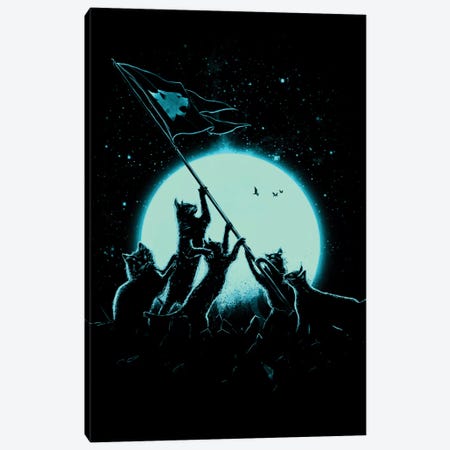Freedom Cats Canvas Print #NID25} by Nicebleed Canvas Print