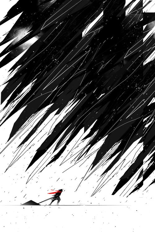 Geometric Storm by Nicebleed wall art
