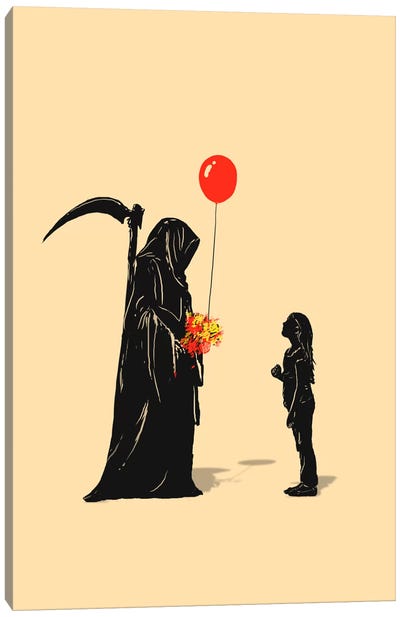 Gift Canvas Art Print - Grim Reaper Art