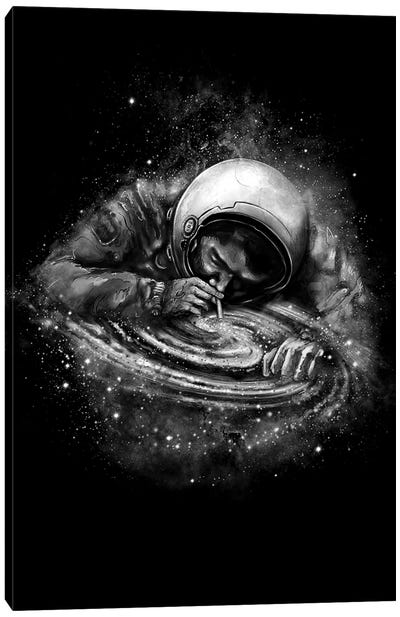 Space Junkie Canvas Art Print - Space Exploration Art