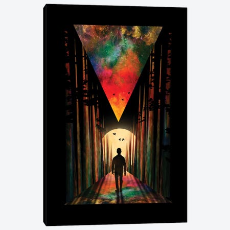 Chasing Sunset Canvas Print #NID298} by Nicebleed Canvas Artwork