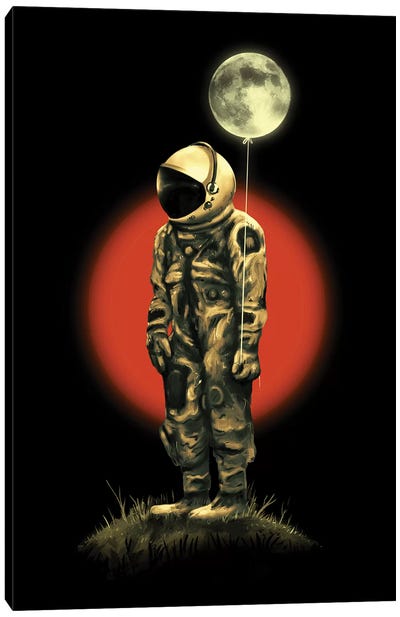 Fly Me To The Moon Canvas Art Print - Nicebleed