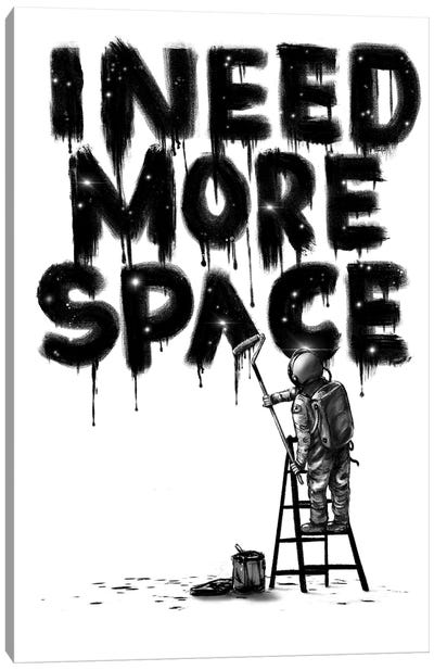 I Need More Space II Canvas Art Print - Expressive Street Art