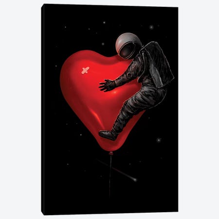 Space Love Canvas Print #NID305} by Nicebleed Art Print