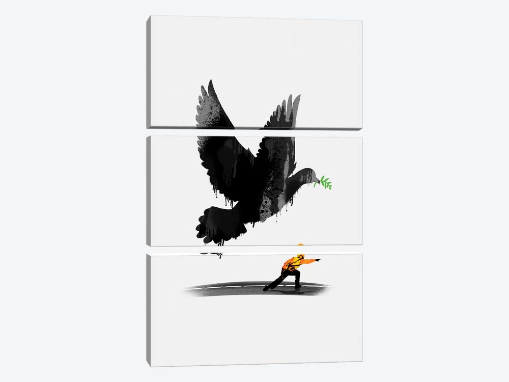 Take Off by Nicebleed 3-piece Canvas Art