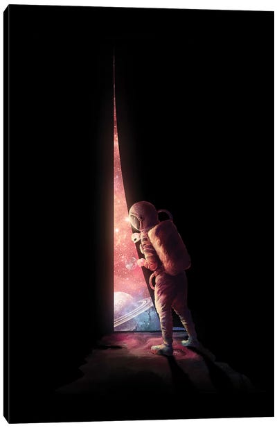 The Opening I Canvas Art Print - Space Exploration Art
