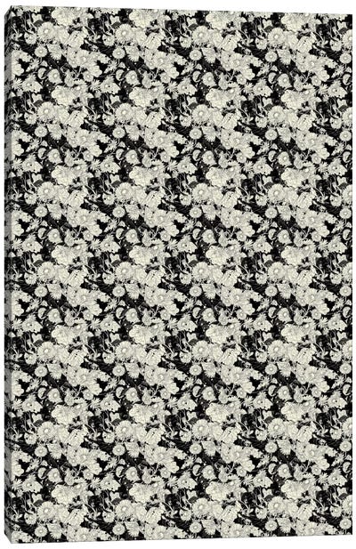 Hide and Seek Canvas Art Print - Black & White Patterns