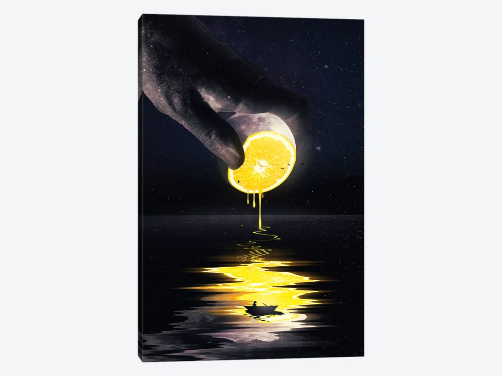 Le Moon by Nicebleed 1-piece Canvas Print