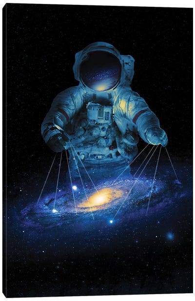 The Architect Canvas Art Print - Astronaut Art