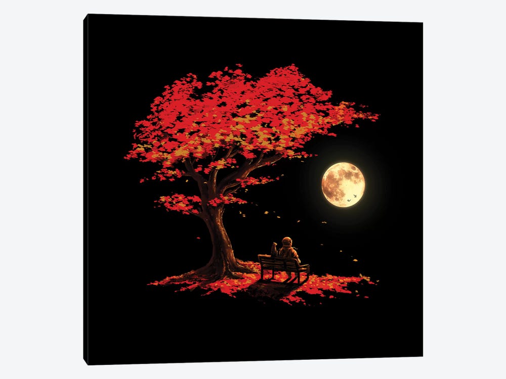 Autumn Moon by Nicebleed 1-piece Canvas Print