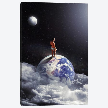 Space Escape Canvas Print #NID340} by Nicebleed Canvas Wall Art