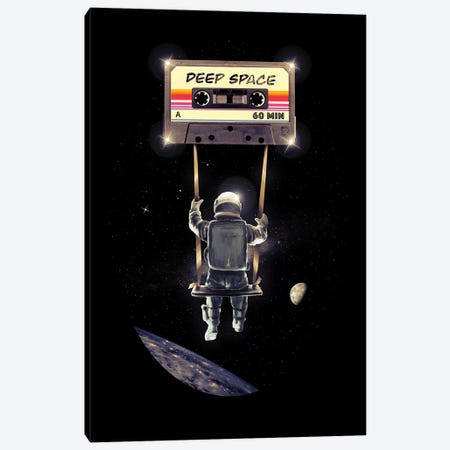 Deep Space Mix Tape Canvas Print #NID346} by Nicebleed Canvas Print
