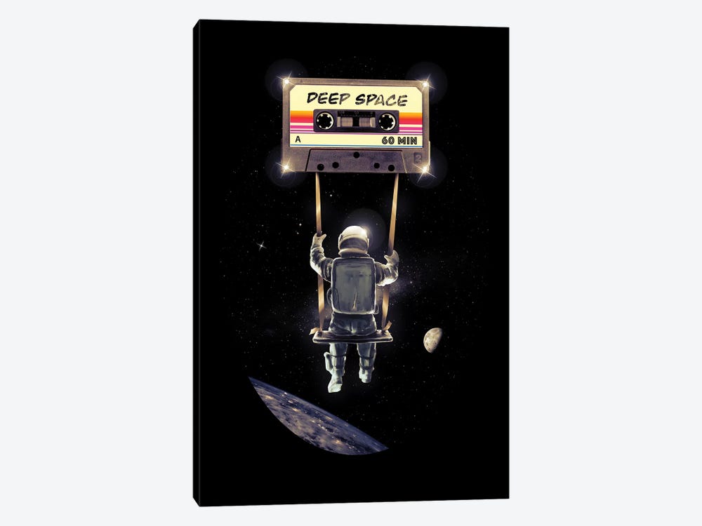 Deep Space Mix Tape by Nicebleed 1-piece Canvas Art