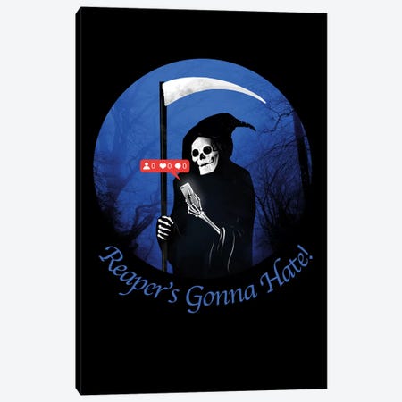 Reaper's Gonna Hate Canvas Print #NID348} by Nicebleed Canvas Art
