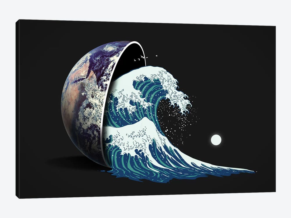 Earth Spill by Nicebleed 1-piece Canvas Print