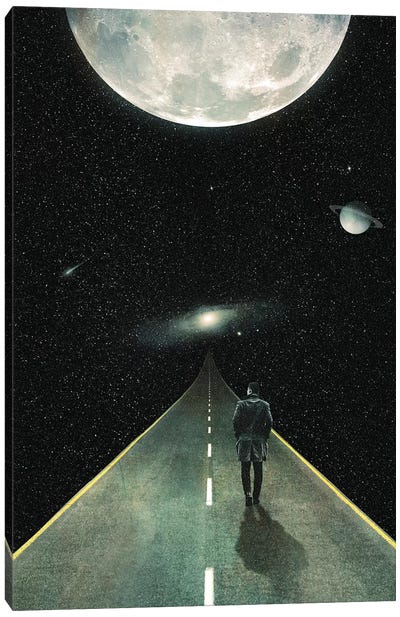 Road To Unknown Canvas Art Print - Nicebleed