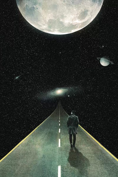 Kids Astronomy & Space Art: Road To Unknown by Nicebleed