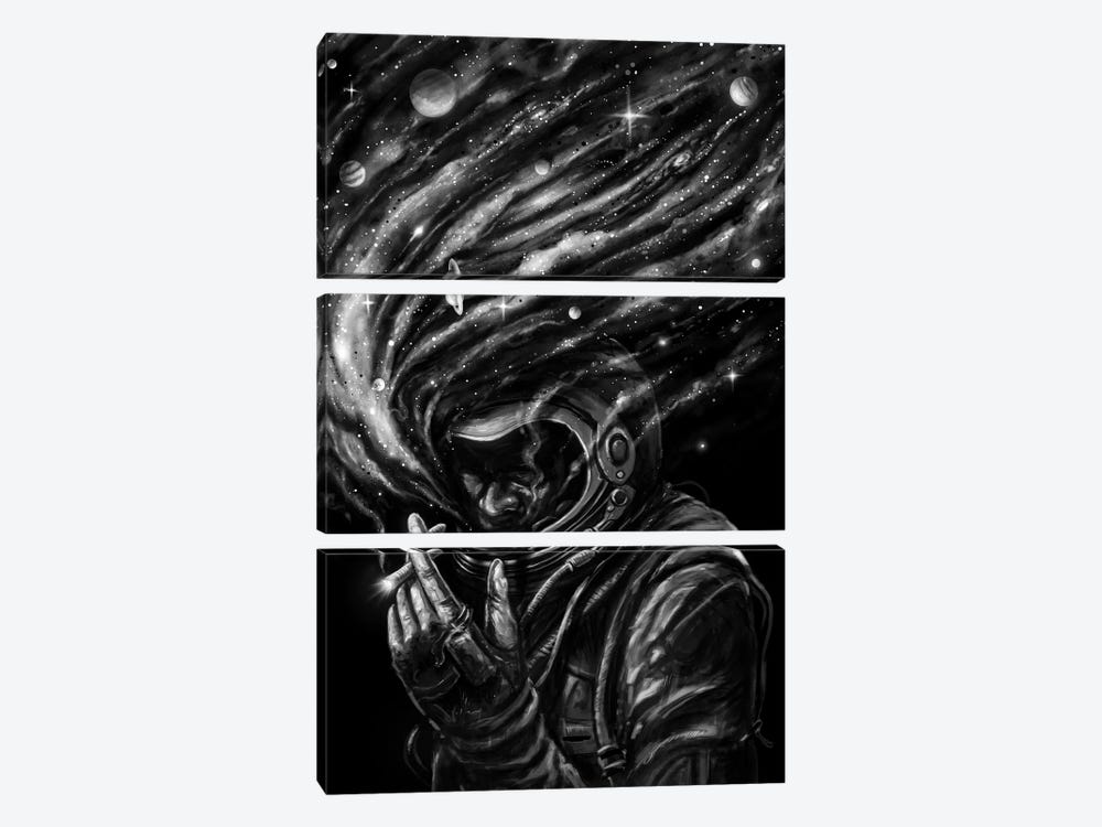 Space Joint by Nicebleed 3-piece Canvas Print