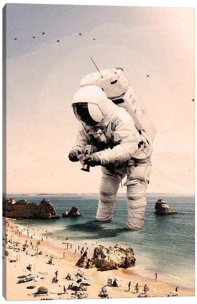 The Speculator I Canvas Art Print - Space Fiction Art