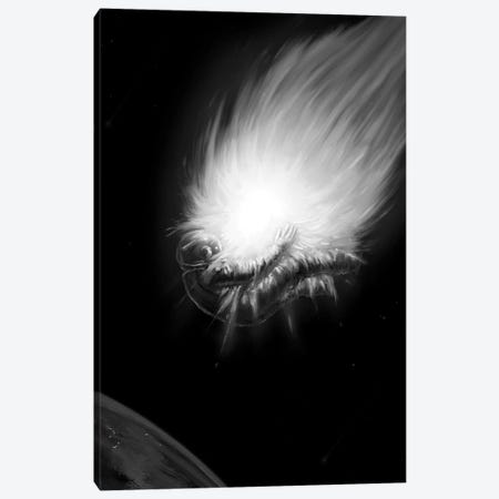 Asteroid Blast Canvas Print #NID372} by Nicebleed Canvas Art Print