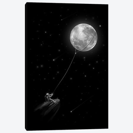 Pull Moon Canvas Print #NID384} by Nicebleed Canvas Print
