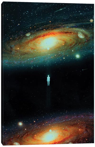 Parallel Universe Canvas Art Print - Space Fiction Art